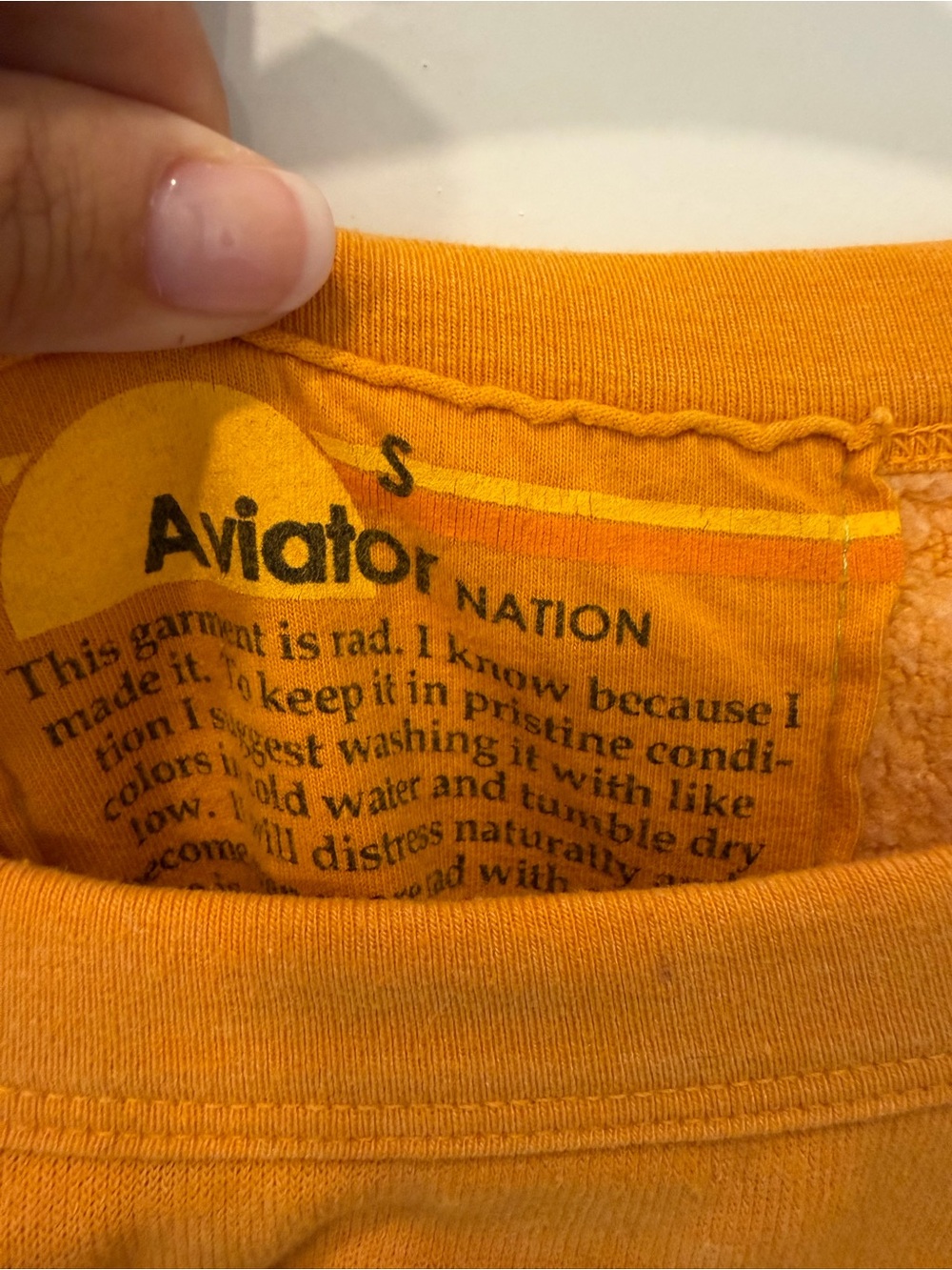 Aviator Nation logo relaxed crew sweatshirt - Picture 2 of 3